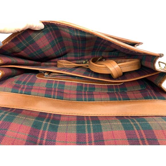 Vintage Brown Messenger Bag Satchel Cross Body Laptop Bag Briefcase  Unisex - Picture 7 of 11